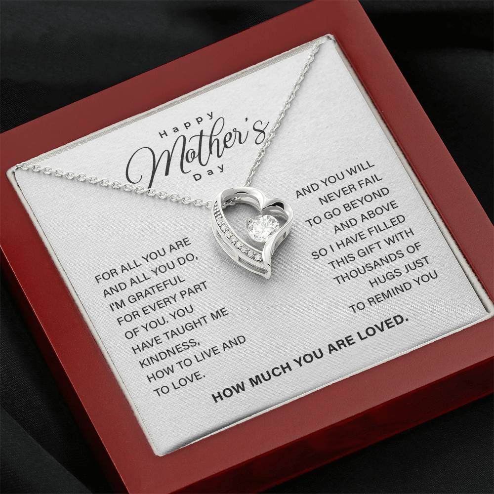 Mother’s Day Necklace Gift with Keepsake Message Card