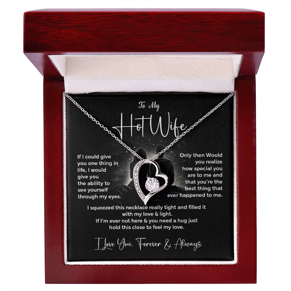 To My Hot Wife Necklace Gift From Your Boyfriend Sentimental Jewelry