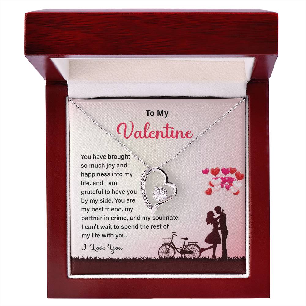 Valentine’s Heart Necklace Gift for Soulmate