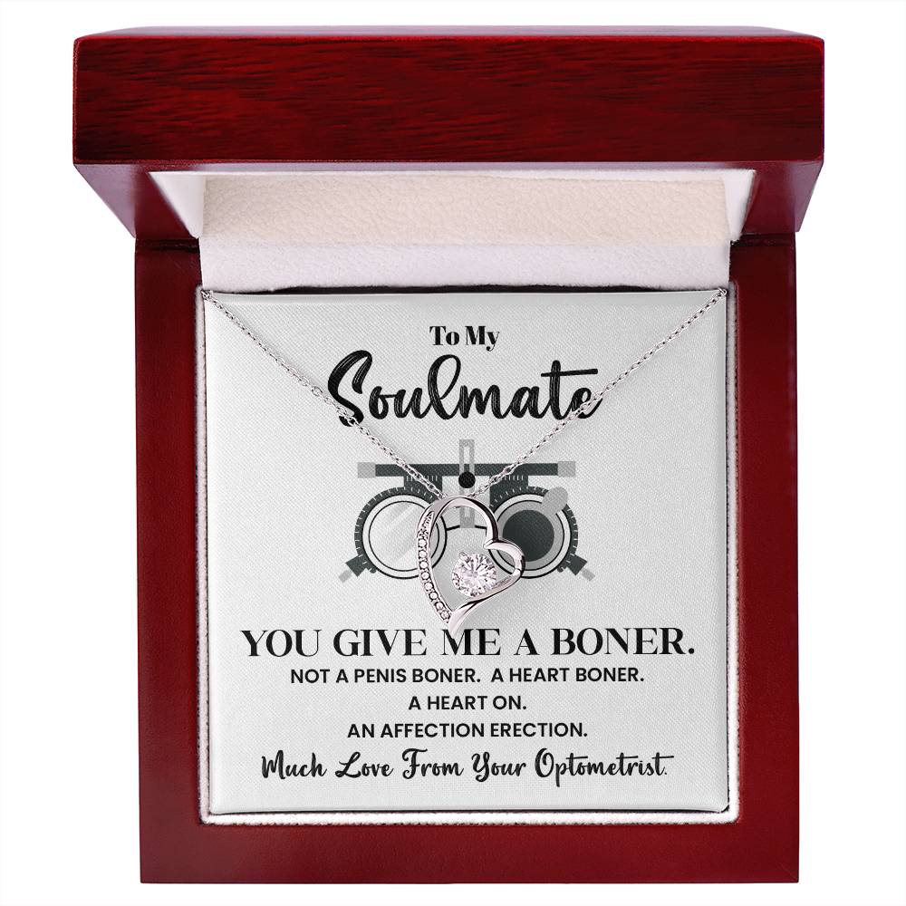 Funny Optometrist Necklace Gift for Soulmate