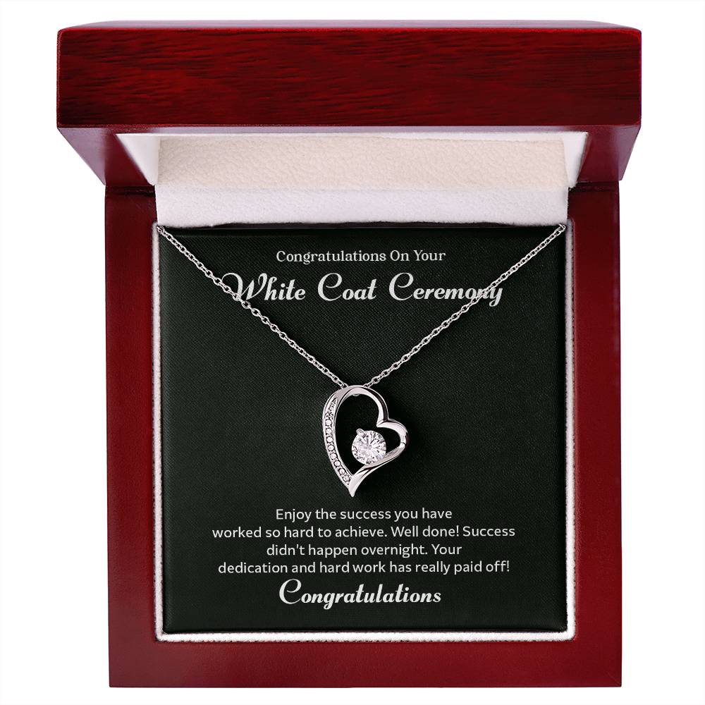 Congratulations On Your White Coat Ceremony Congratulations Necklace Inspirational Jewelry Gift Meaningful Gift For Graduates Proud Of Your Journey Necklace Celebrate Your Success Necklace Emotional Connection Necklace Jewelry For Inspiring Confidence