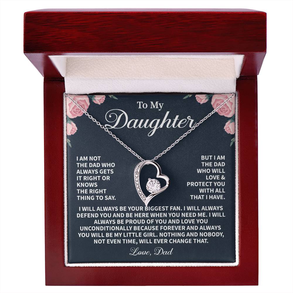 Gift for Daughter from Dad Best Gift For My Little Girl Sentimental Jewelry