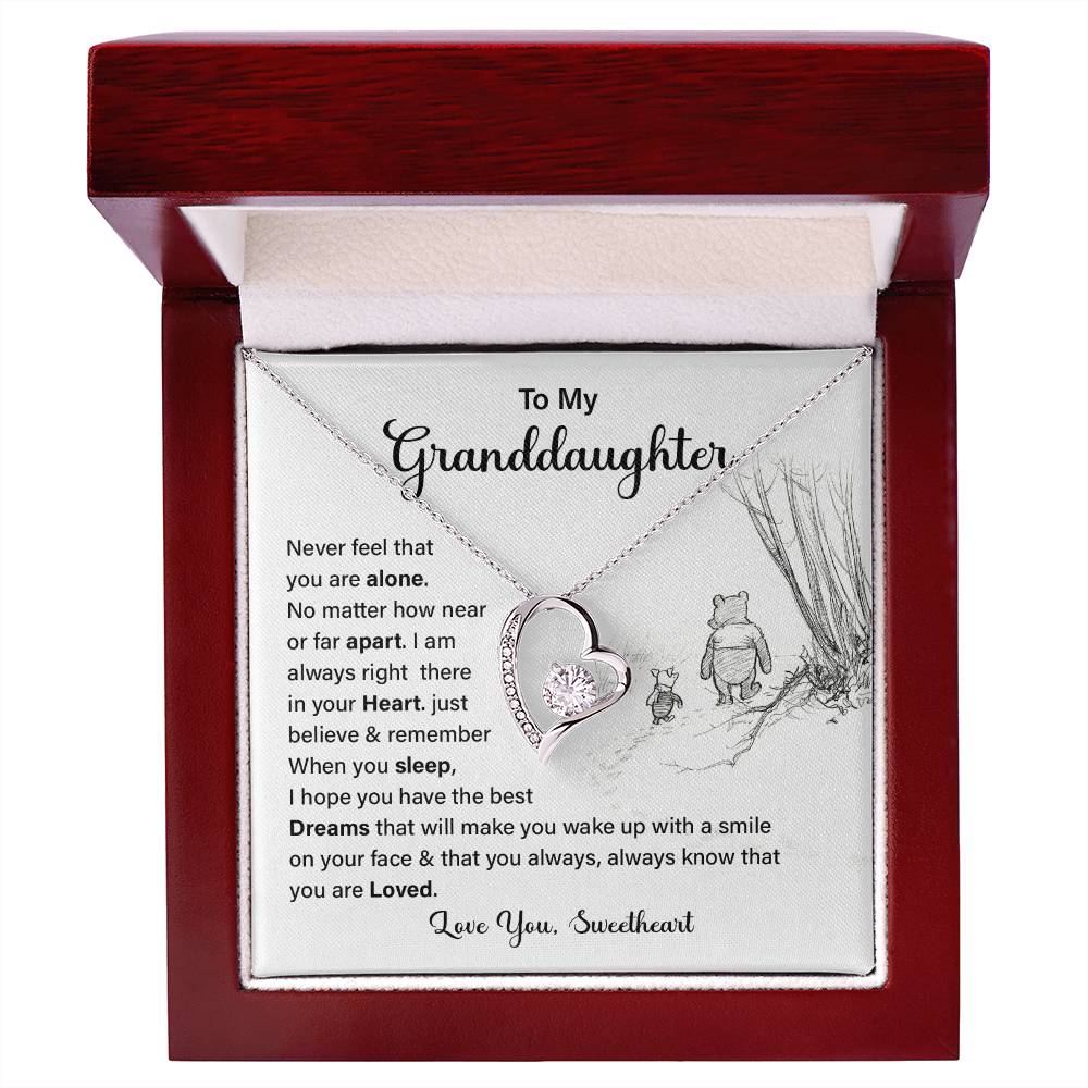 To My Granddaughter Gift From Grandpa With Heartfelt Message Card