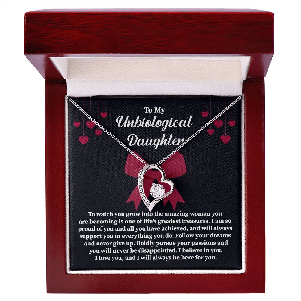 Unbiological Daughter Necklace from Bonus Mom