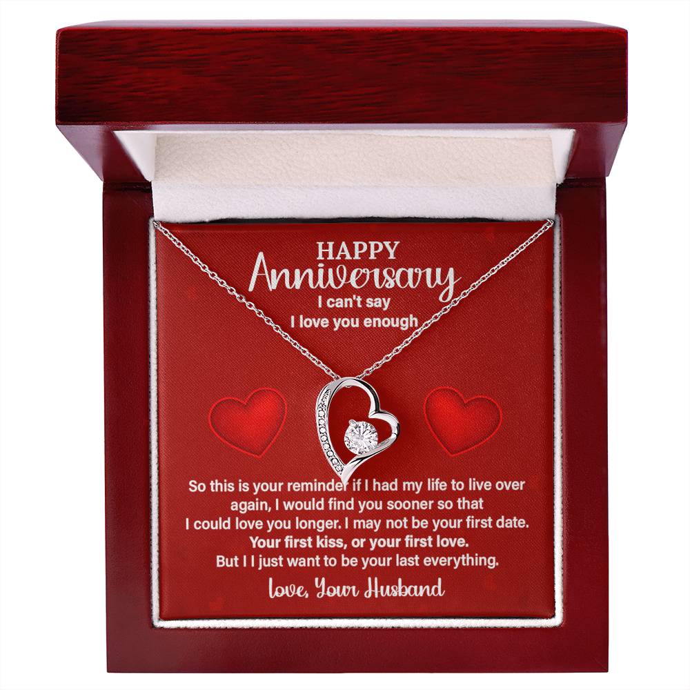 Anniversary Necklace – Promise Gift For Wife