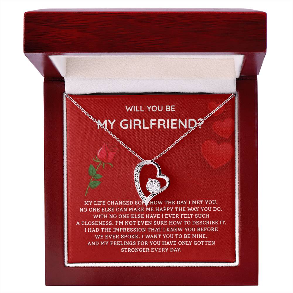 Will You Be My Girlfriend? - Romantic Proposal Gift, Heartfelt Love Message Keepsake, Celebrate New Beginnings Together