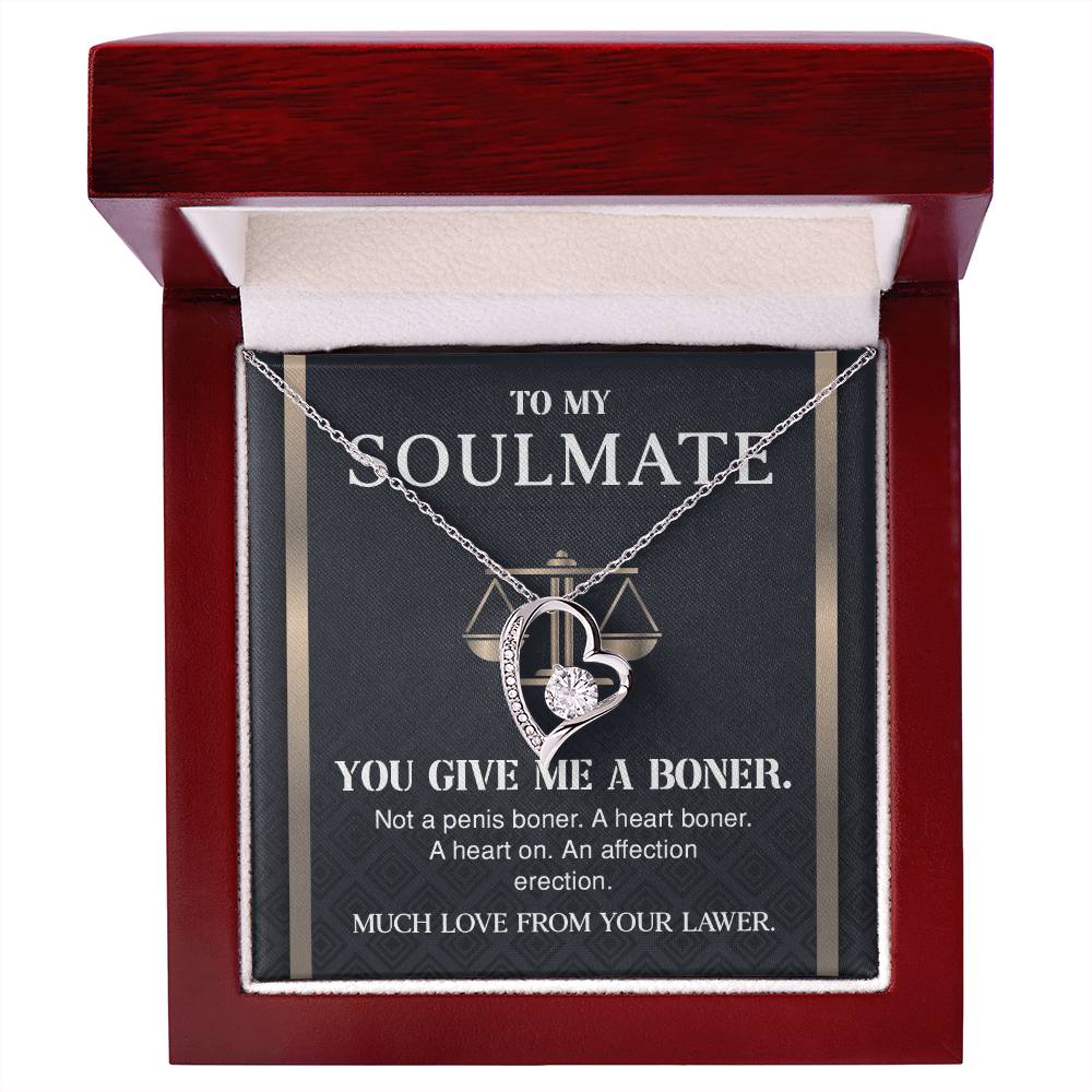 Funny Lawyer Necklace Gift for Soulmate Woman