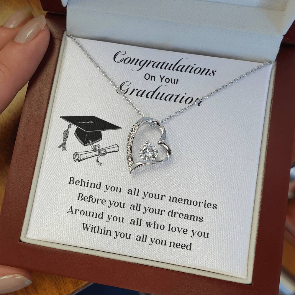 Congratulations On Your Graduation Necklace Graduation Necklace Gift Necklace For Graduate’s Special Day Gift For Graduate’s New Journey Necklace For Graduate’s Memories Gift For Graduate’s Success Emotional Gift For Graduates