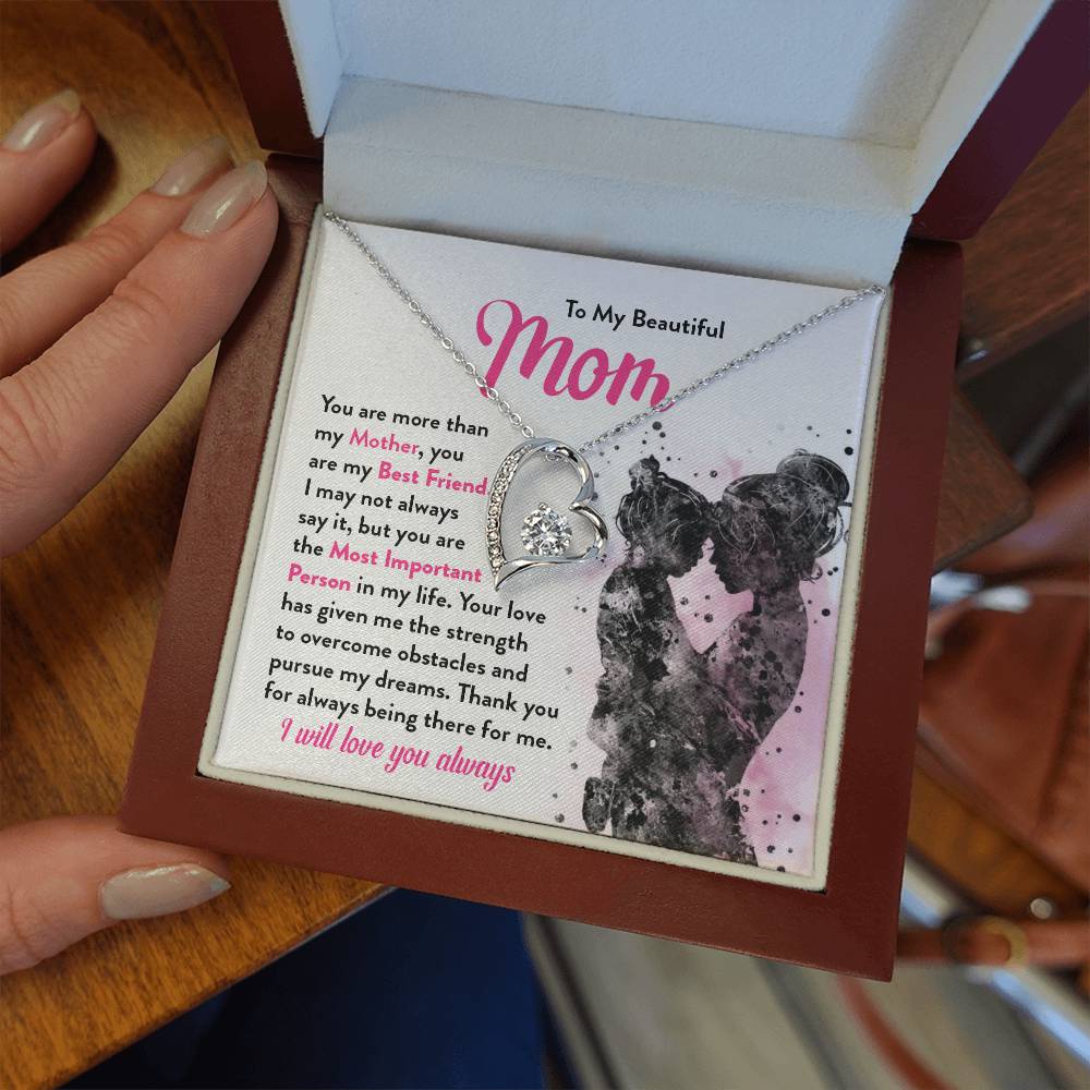 To My Beautiful Mom You Are More Than My Mother You Are My Best Friends Mother's Day Gift Ideas For Mom