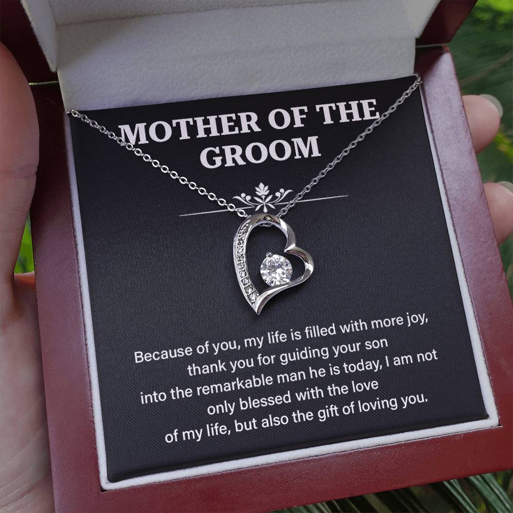 To The Mother Of The Groom Mother Of The Groom Necklace Gift Sentimental Jewelry For Mother Of The Groom Jewelry Gift For Groom's Mom Special Gift For Groom's Mom Meaningful Gift For Groom's Mother Supportive Gift For Mother Unique Gift For Mother