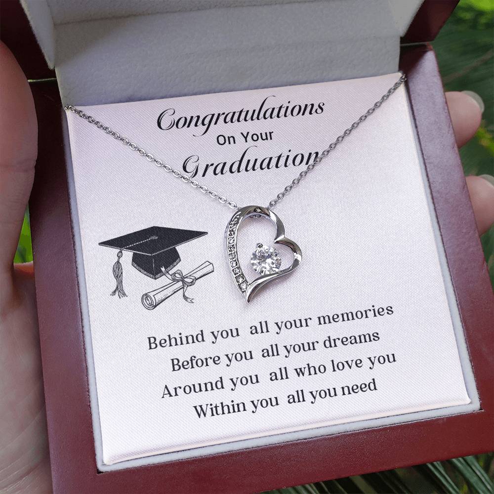 Congratulations On Your Graduation Necklace Graduation Necklace Gift Necklace For Graduate’s Special Day Gift For Graduate’s New Journey Necklace For Graduate’s Memories Gift For Graduate’s Success Emotional Gift For Graduates