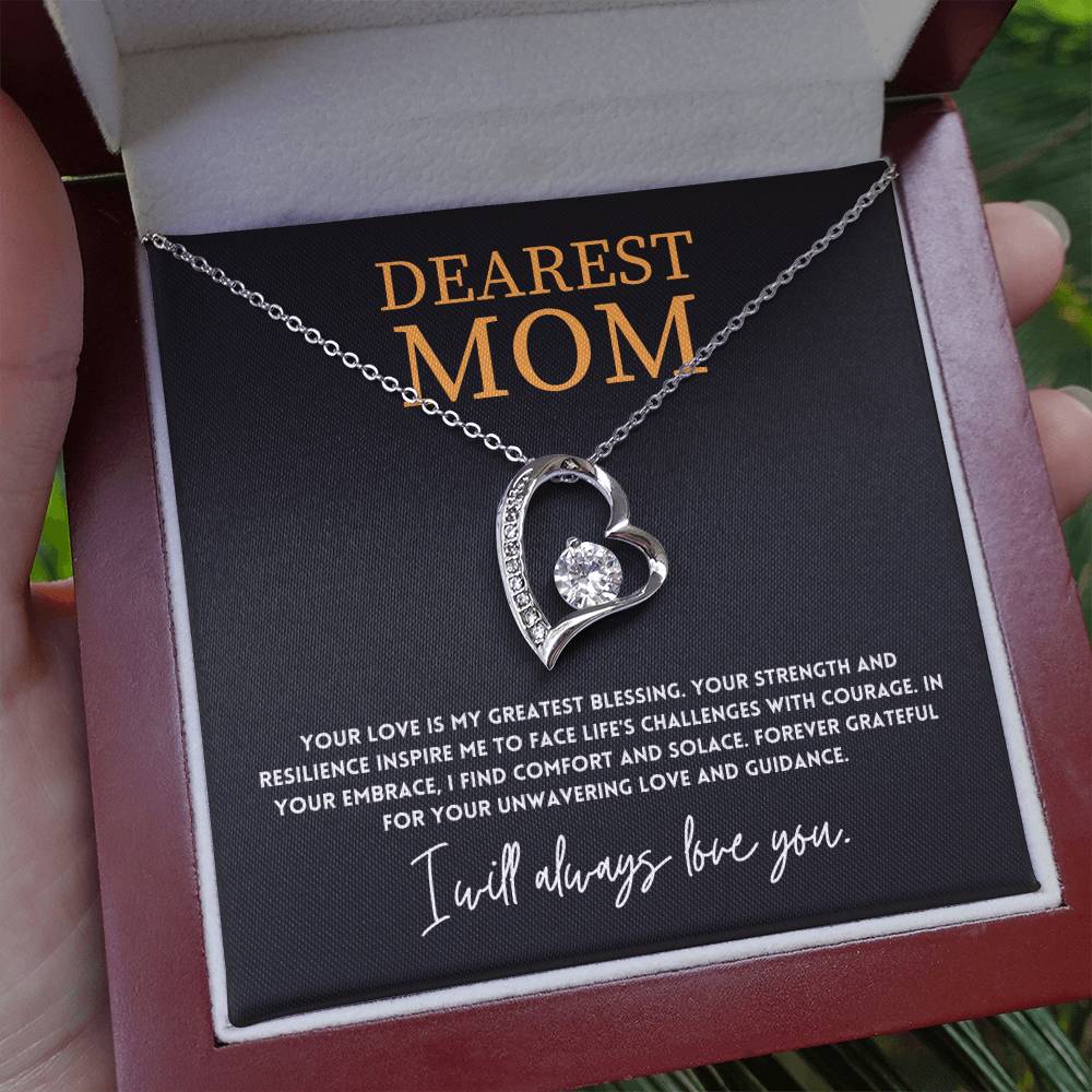 Dearest Mom, Best Necklace Gift For Mother Day Inspirational Necklace Gift Thoughtful Necklace Gift Best Mother’s Day Necklace Gift Jewelry Gift Meaningful Necklace Gift Sentimental Necklace Gift Thoughtful Jewelry