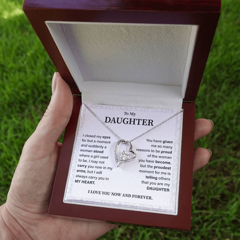 To my daughter i closed my eyes.