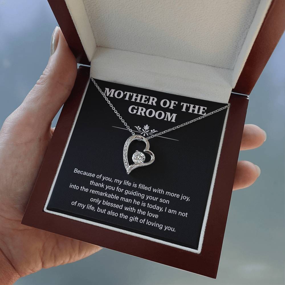 To The Mother Of The Groom Mother Of The Groom Necklace Gift Sentimental Jewelry For Mother Of The Groom Jewelry Gift For Groom's Mom Special Gift For Groom's Mom Meaningful Gift For Groom's Mother Supportive Gift For Mother Unique Gift For Mother