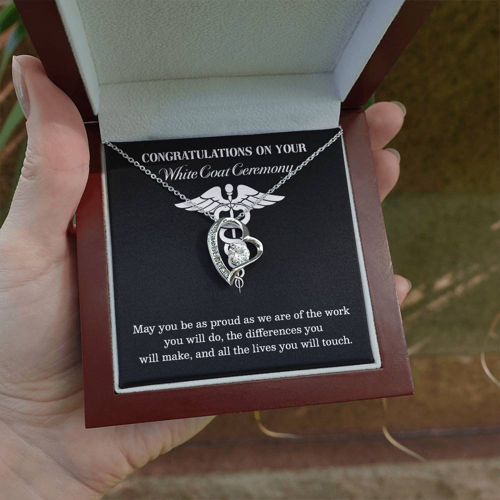 Congratulations On Your White Coat Ceremony You Can Conquer Necklace Enjoy The Journey Necklace Personal Growth Jewelry Motivational Jewelry Meaningful Gift For Graduates Achievements Necklace Congratulations Necklace White Coat Ceremony