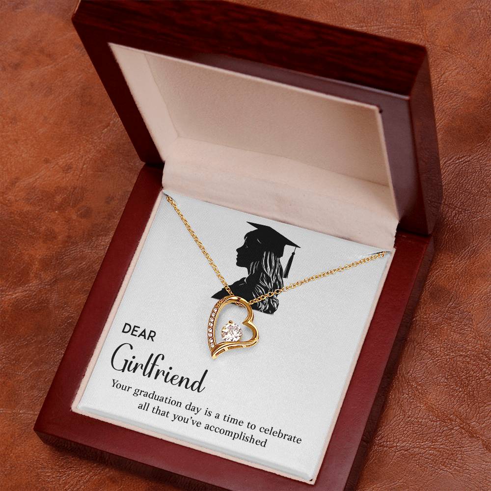 Dear Girlfriend Necklace Graduation Necklace Gift Necklace For Graduation Day Sentimental Graduation Gift Proud Partner Graduation Gift Necklace For New Beginnings Gift For Girlfriend’s Graduation Necklace For Future Success Gift For Girlfriend