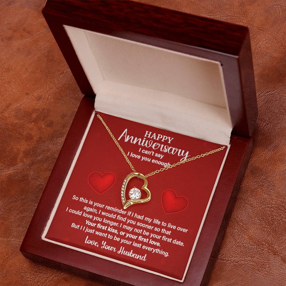 Anniversary Necklace – Promise Gift For Wife