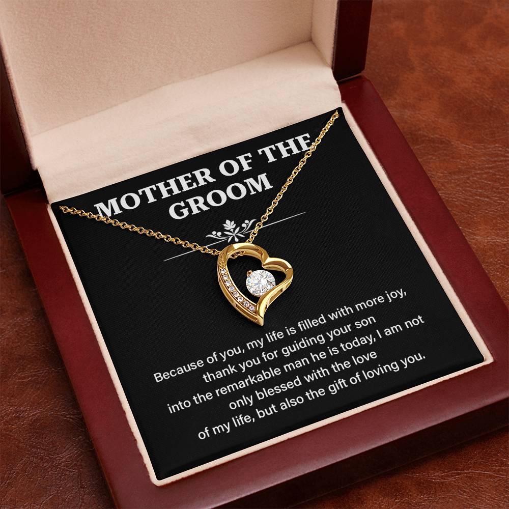 To The Mother Of The Groom Mother Of The Groom Necklace Gift Sentimental Jewelry For Mother Of The Groom Jewelry Gift For Groom's Mom Special Gift For Groom's Mom Meaningful Gift For Groom's Mother Supportive Gift For Mother Unique Gift For Mother