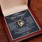 Bonus Daughter Necklace Gift, Sentimental Family Jewelry