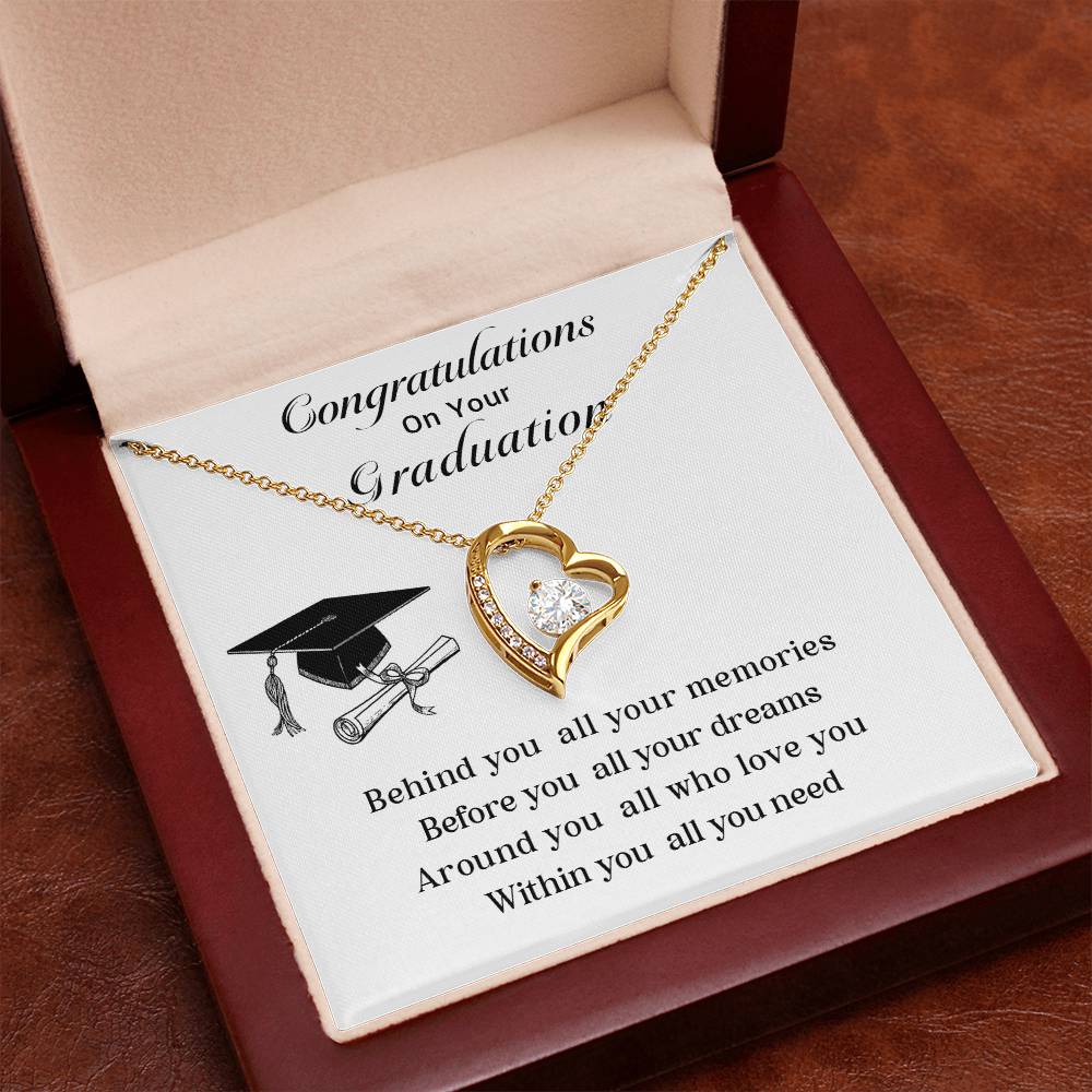 Congratulations On Your Graduation Necklace Graduation Necklace Gift Necklace For Graduate’s Special Day Gift For Graduate’s New Journey Necklace For Graduate’s Memories Gift For Graduate’s Success Emotional Gift For Graduates