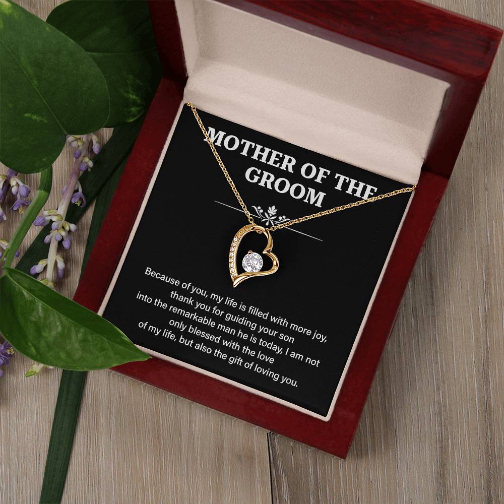 To The Mother Of The Groom Mother Of The Groom Necklace Gift Sentimental Jewelry For Mother Of The Groom Jewelry Gift For Groom's Mom Special Gift For Groom's Mom Meaningful Gift For Groom's Mother Supportive Gift For Mother Unique Gift For Mother