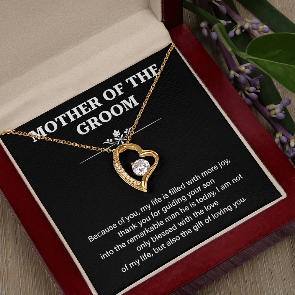 To The Mother Of The Groom Mother Of The Groom Necklace Gift Sentimental Jewelry For Mother Of The Groom Jewelry Gift For Groom's Mom Special Gift For Groom's Mom Meaningful Gift For Groom's Mother Supportive Gift For Mother Unique Gift For Mother