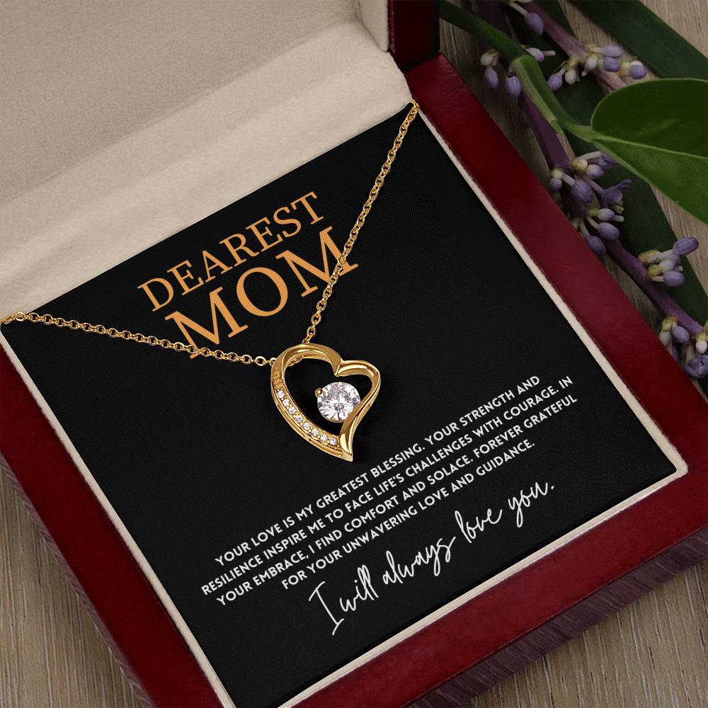 Dearest Mom, Best Necklace Gift For Mother Day Inspirational Necklace Gift Thoughtful Necklace Gift Best Mother’s Day Necklace Gift Jewelry Gift Meaningful Necklace Gift Sentimental Necklace Gift Thoughtful Jewelry