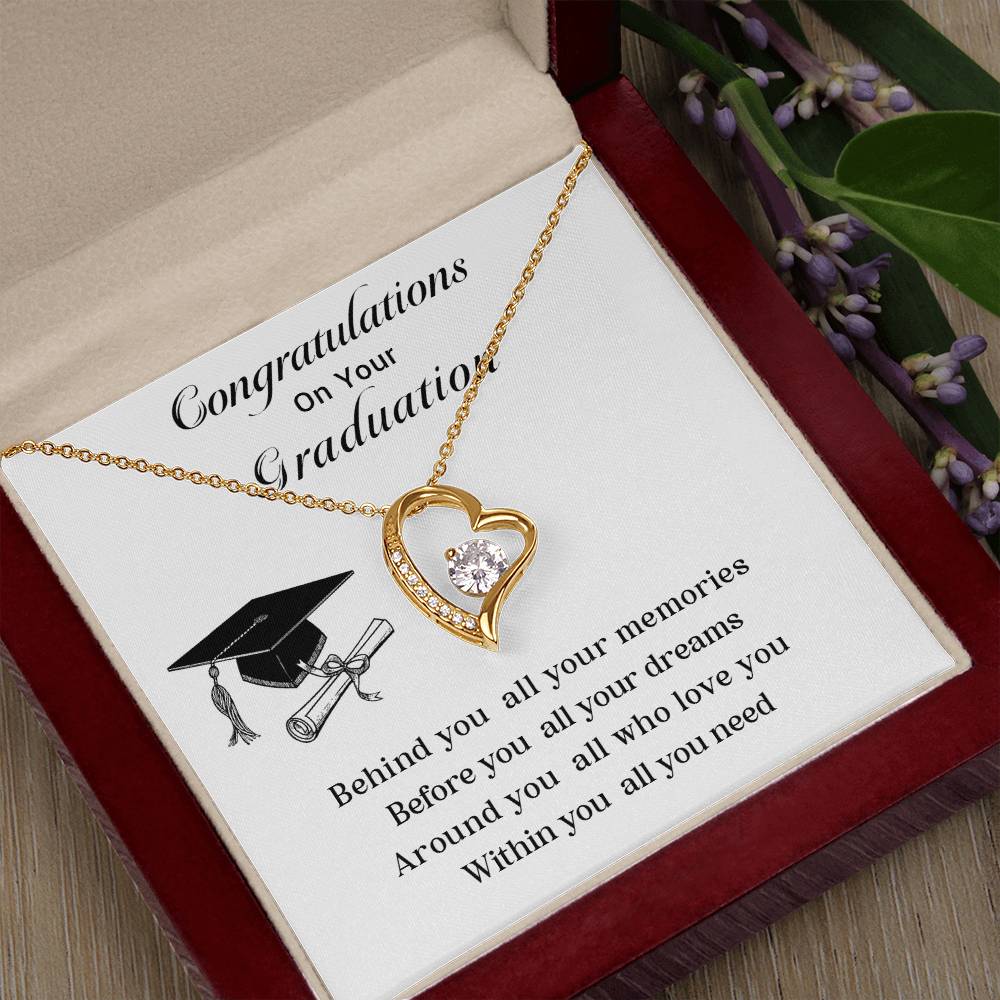 Congratulations On Your Graduation Necklace Graduation Necklace Gift Necklace For Graduate’s Special Day Gift For Graduate’s New Journey Necklace For Graduate’s Memories Gift For Graduate’s Success Emotional Gift For Graduates