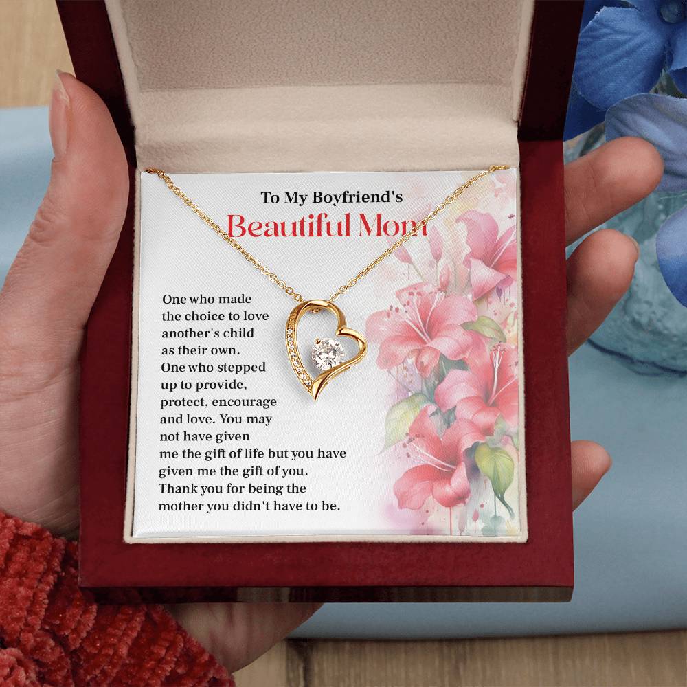 Beautiful Mom Necklace Gift from Boyfriend’s Partner