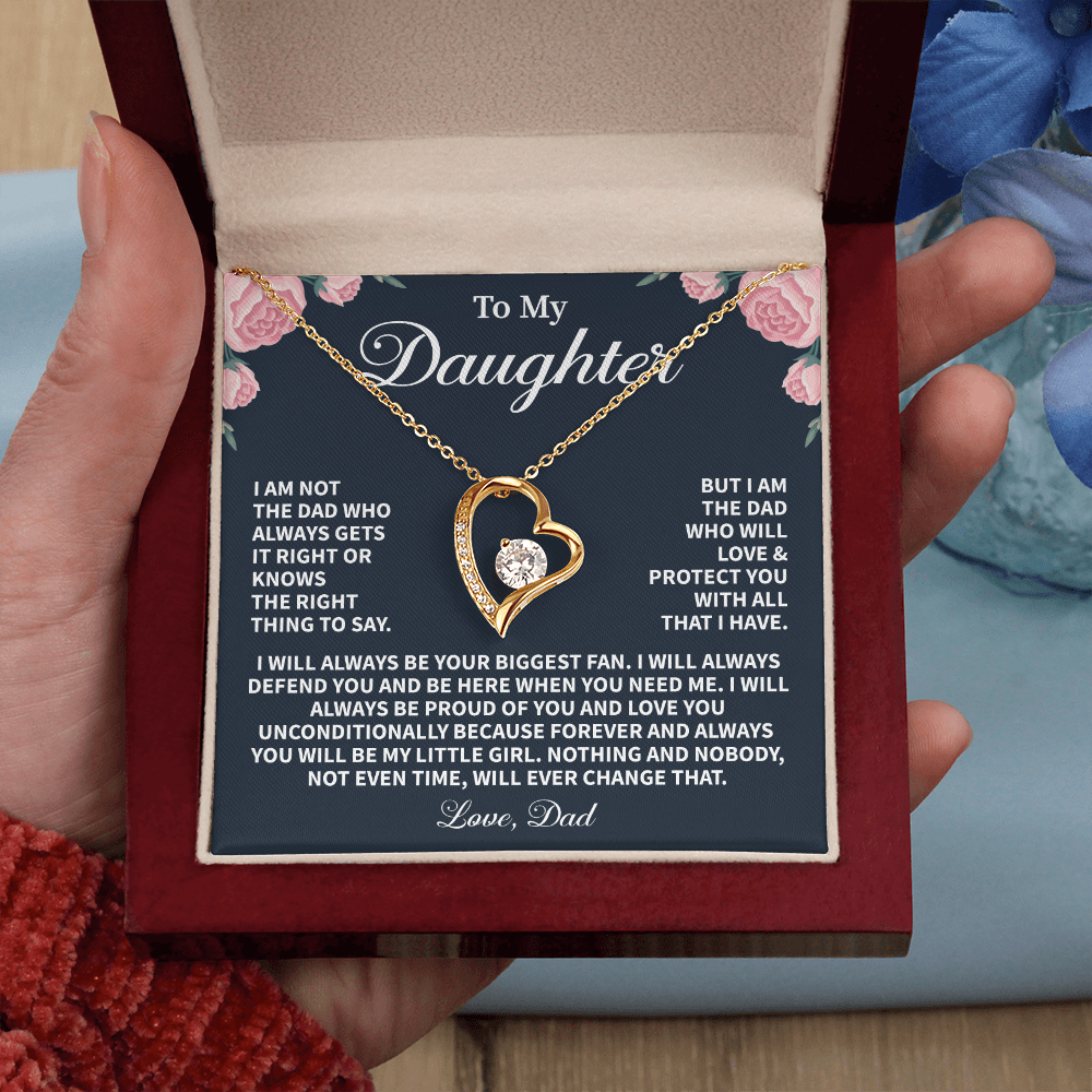 Gift for Daughter from Dad Best Gift For My Little Girl Sentimental Jewelry