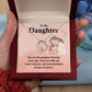 To My Daughter Necklace Greatest Blessing Gift Box