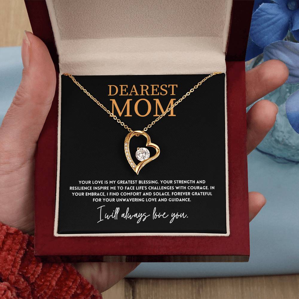 Dearest Mom, Best Necklace Gift For Mother Day Inspirational Necklace Gift Thoughtful Necklace Gift Best Mother’s Day Necklace Gift Jewelry Gift Meaningful Necklace Gift Sentimental Necklace Gift Thoughtful Jewelry