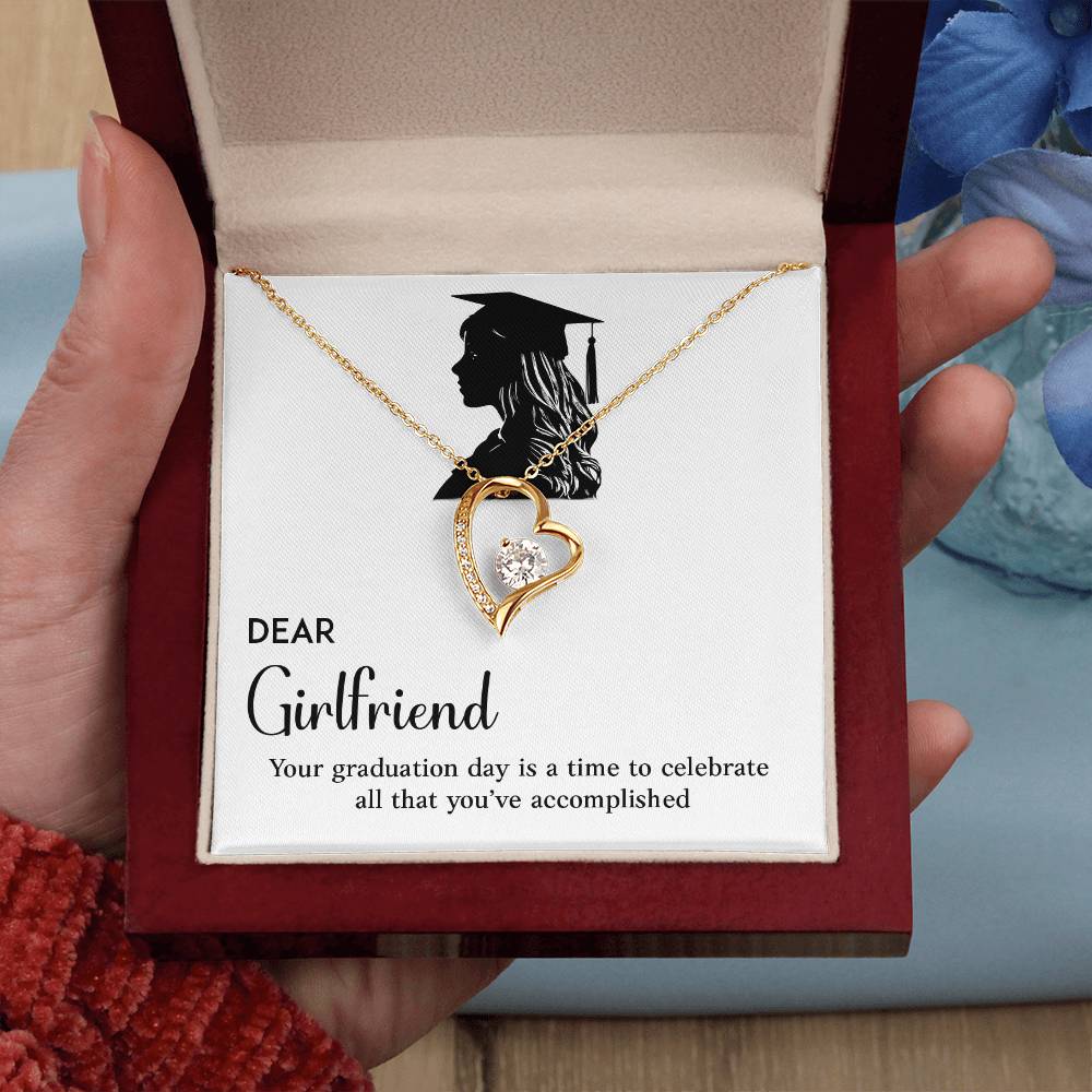 Dear Girlfriend Necklace Graduation Necklace Gift Necklace For Graduation Day Sentimental Graduation Gift Proud Partner Graduation Gift Necklace For New Beginnings Gift For Girlfriend’s Graduation Necklace For Future Success Gift For Girlfriend