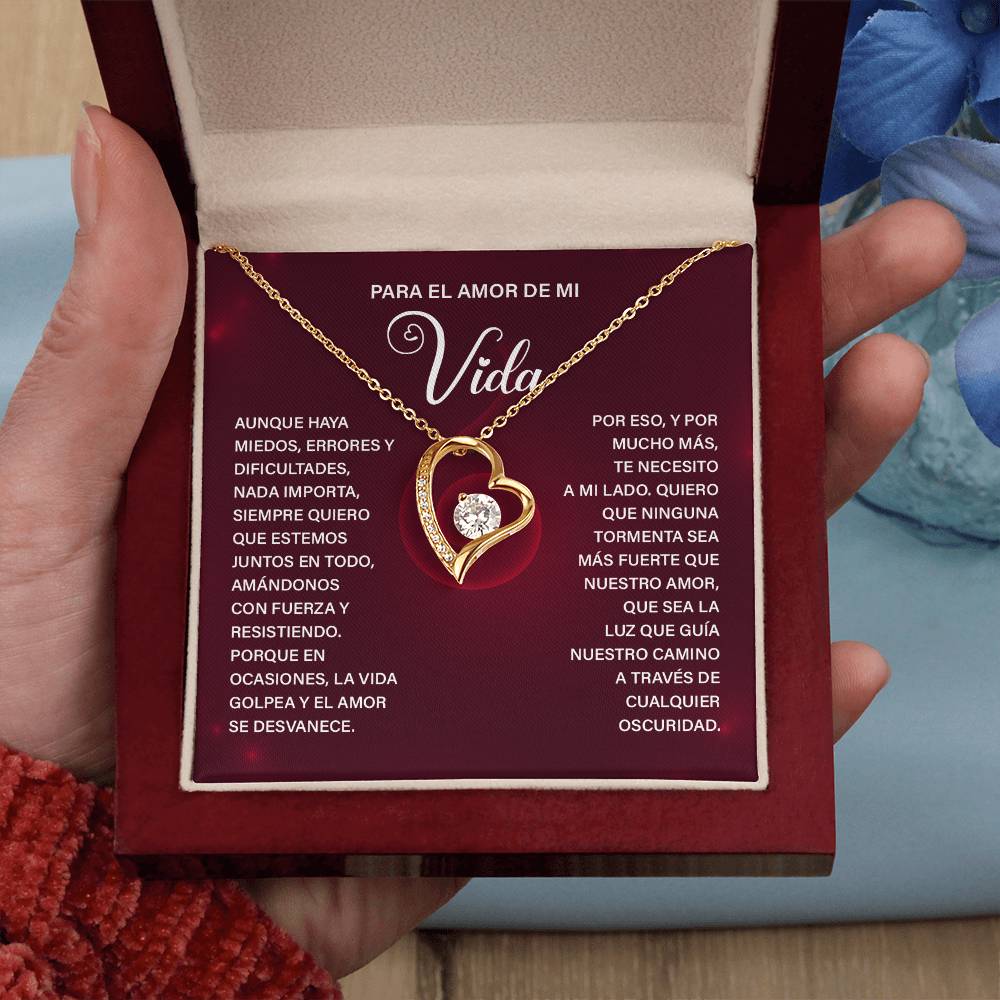 Spanish Love Necklace Gift for Wife or Girlfriend