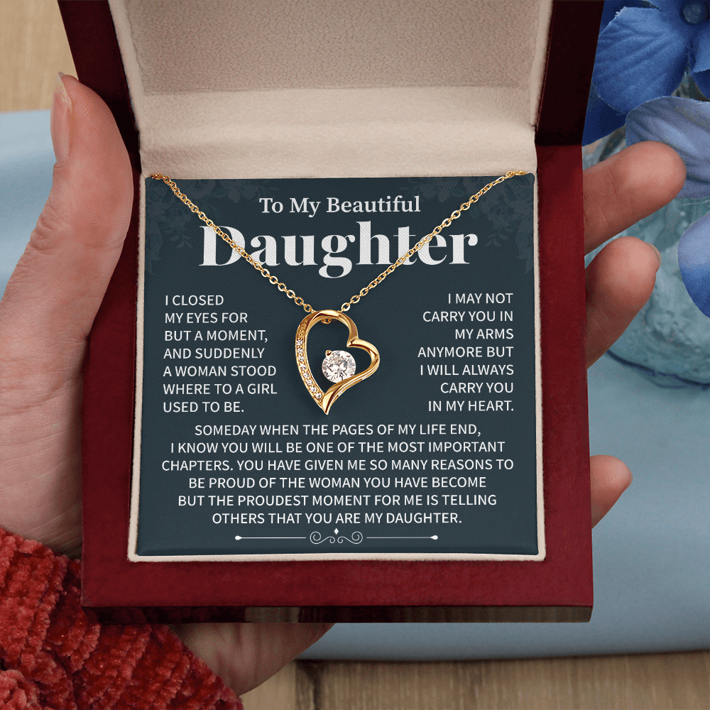 Sentimental Gift for Daughter from Parent with Message Card