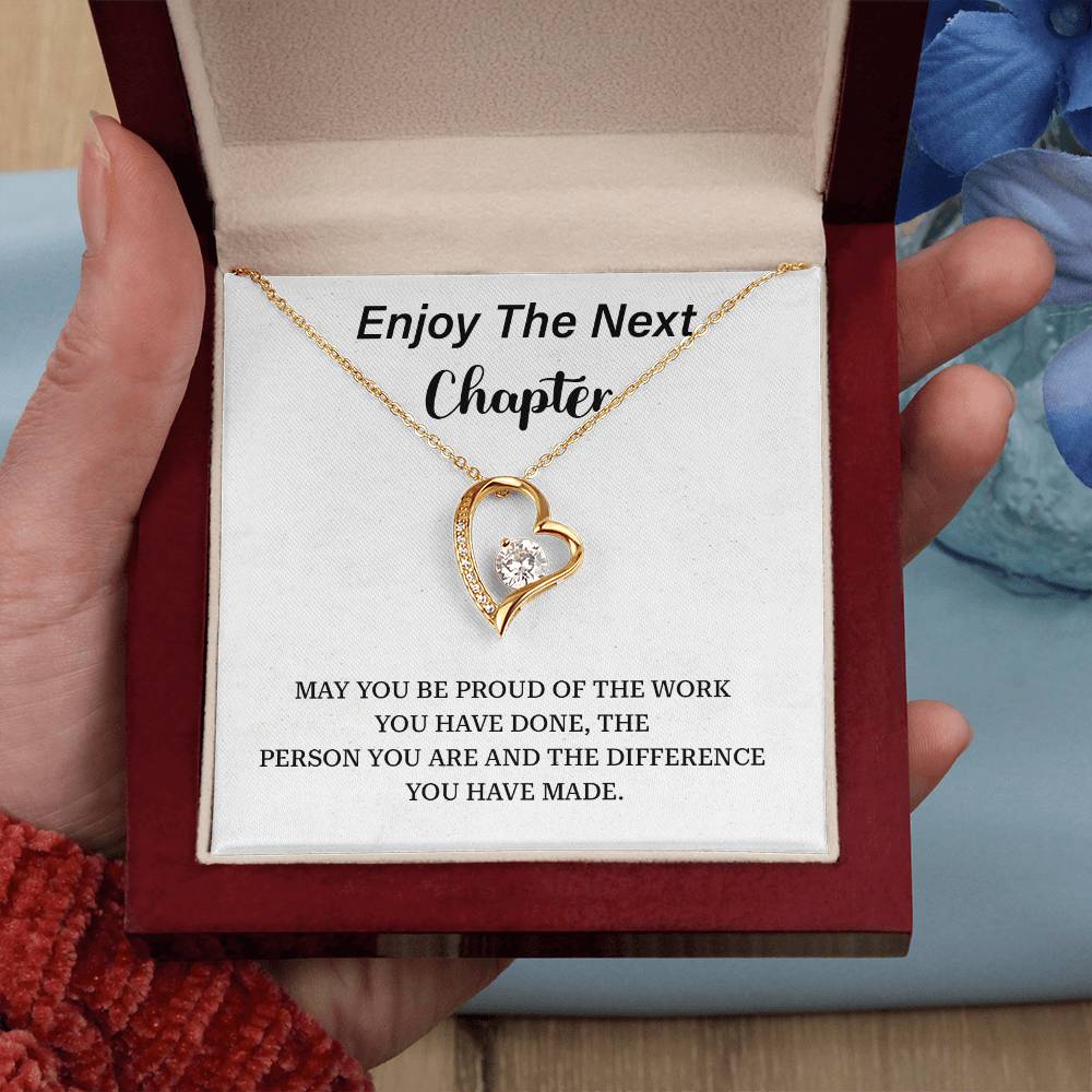 Enjoy The Next Chapter Enjoy The Next Chapter Necklace Gift Jewelry Gift For New Chapter In Life Emotional Gift For Life Change Best Sentimental Gift For Transition Gift For New Chapter In Life Necklace Gift For Celebrating New Chapter Sentimental Jewelry