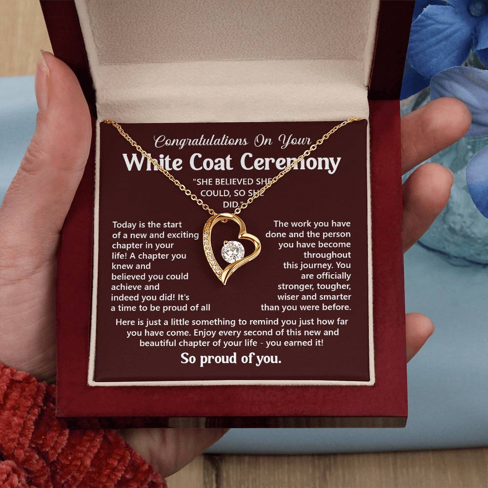 Congratulations On Your White Coat Ceremony You Can Conquer Necklace You Are Amazing Necklace Personal Development Jewelry Motivational Jewelry Gift From Dad Meaningful Gift For Graduates New Chapter Necklace Congratulations Necklace