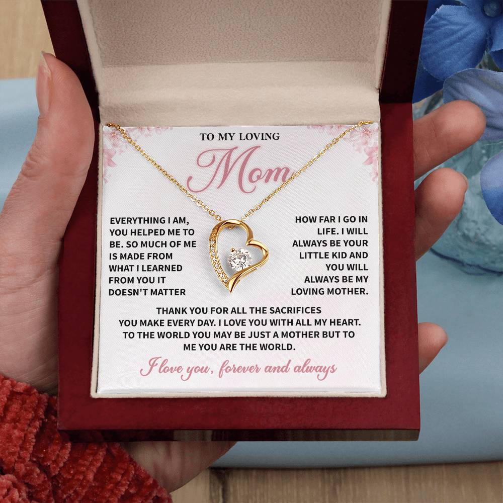 Mom Necklace Gift from Daughter Mother Appreciation Jewelry