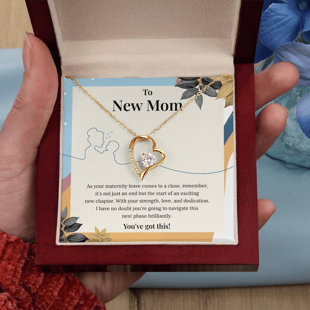 To New Mom, Beautiful Adventure Necklace Inspiring Message Necklace Celebrating New Life Necklace Unique Mom Necklace Motherhood Necklace Mom-to-be Gift Necklace Inspiring Motherhood Necklace Baby Love Necklace New Beginnings Necklace