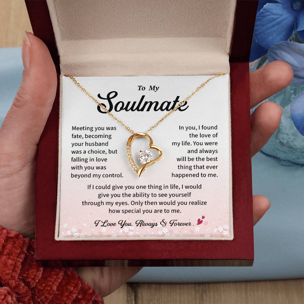 To My Soulmate Necklace Gift From Your Soulmate Unique Necklace Gift