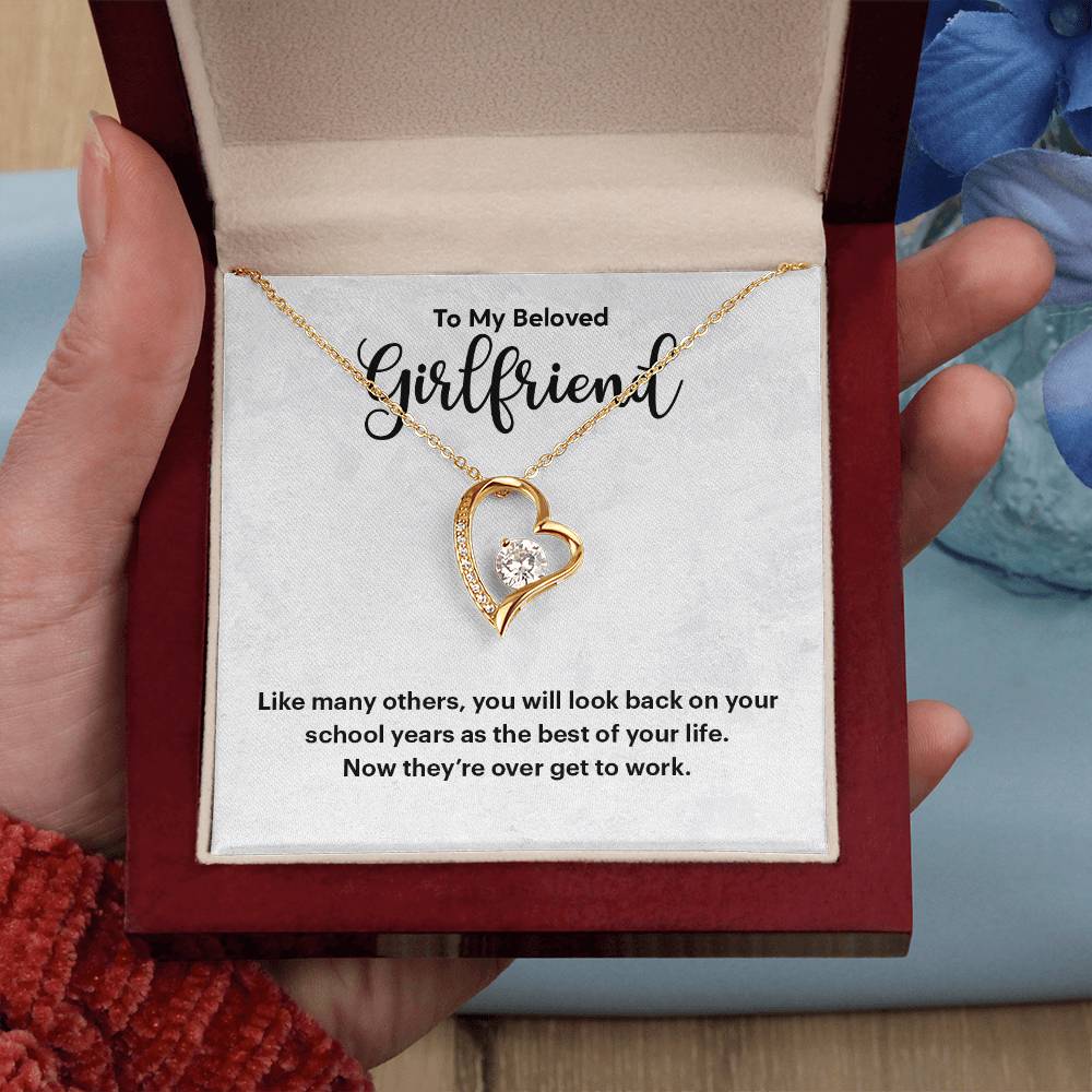 Funny Graduation Necklace Gift for Girlfriend
