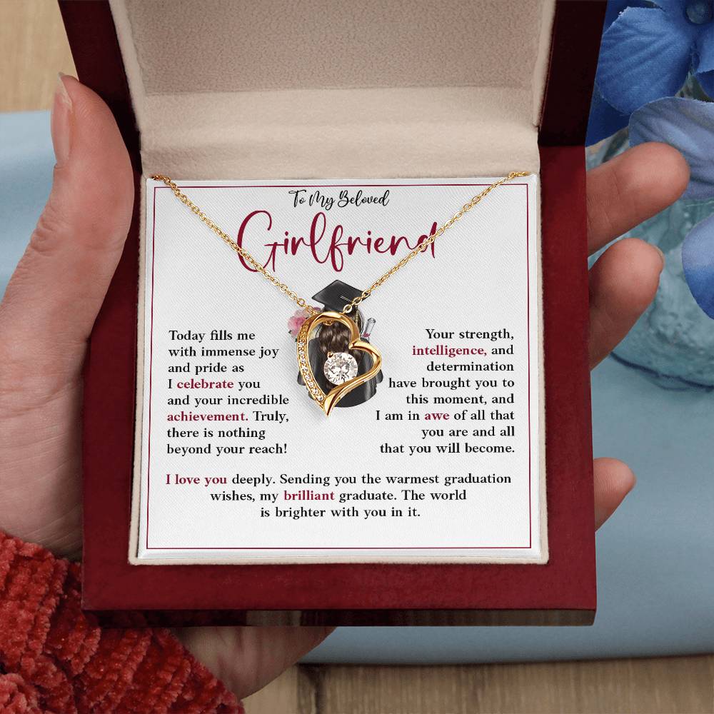 Girlfriend Graduation Necklace Gift from Boyfriend