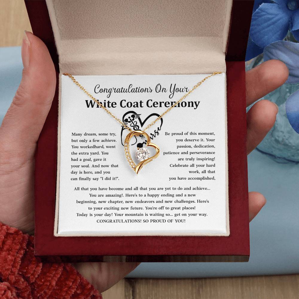 Congratulations On Your White Coat Ceremony You Can Conquer Necklace New Chapter Necklace Personal Growth Jewelry Motivational Jewelry White Coat Ceremony Congratulations Necklace Meaningful Gift For Graduates Emotional Connection Necklace