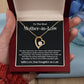 Gift for Mother-in-Law from Bride Heart Necklace