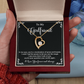 To My Girlfriend Gift With Message Card Elegant Jewelry with LED Box