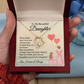 Daughter Necklace Gift Braver Than You Believe Card