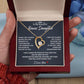 Bonus Daughter Necklace Gift, Sentimental Family Jewelry