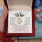 To My Wife Sentimental Jewelry For Wife Meaningful Necklace Gift