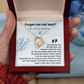 Forget Me Not Seed the seed of miscarriage Necklace