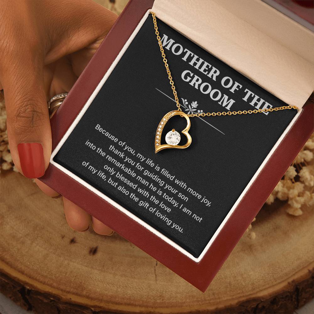 To The Mother Of The Groom Mother Of The Groom Necklace Gift Sentimental Jewelry For Mother Of The Groom Jewelry Gift For Groom's Mom Special Gift For Groom's Mom Meaningful Gift For Groom's Mother Supportive Gift For Mother Unique Gift For Mother